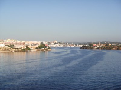 entrada puerto de menorca