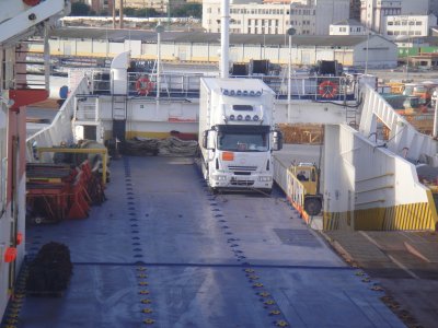 embarque foto de palma